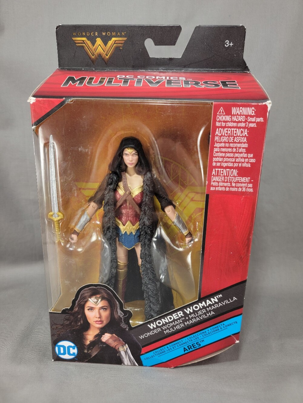 Wonder Woman DC Multiverse Mattel Action Figure Gal Gadot Ares BAF
